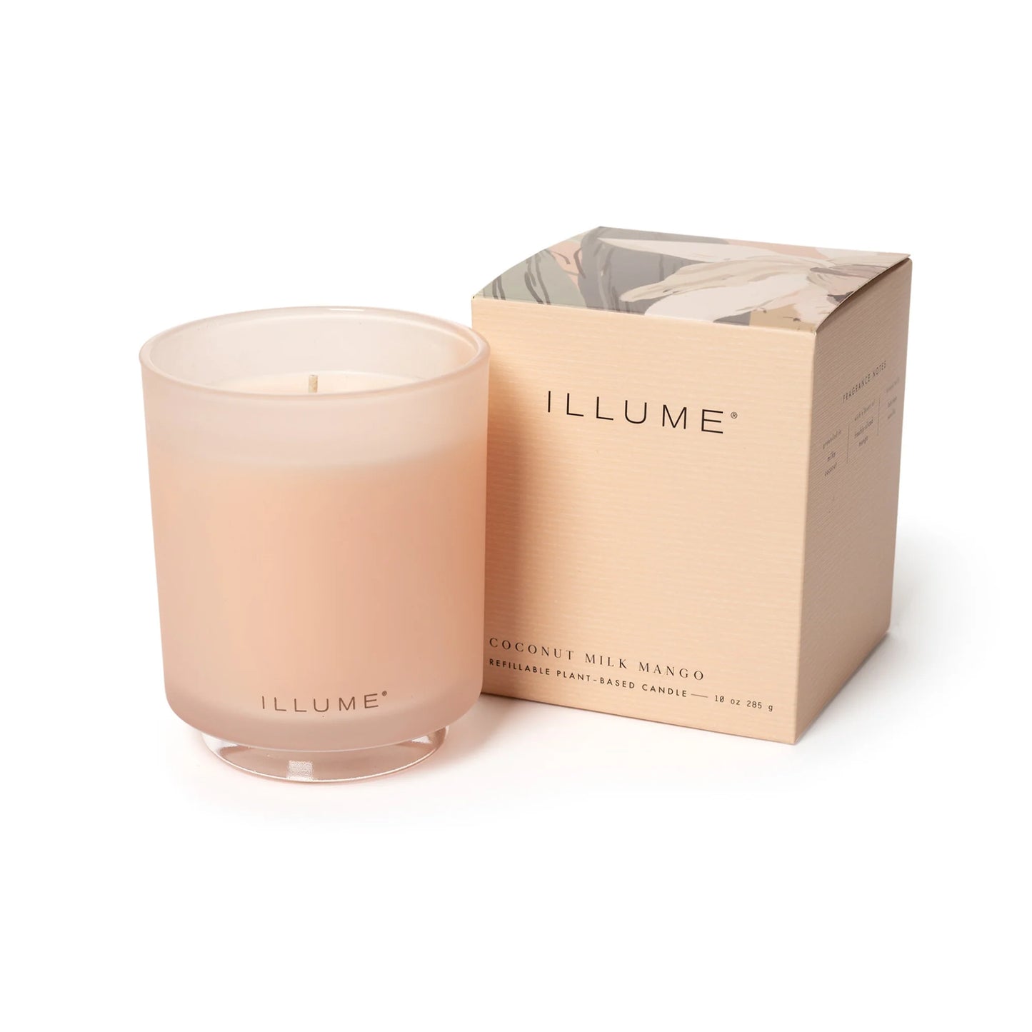 Illume Refillable Glass Candle - Coconut Milk Mango