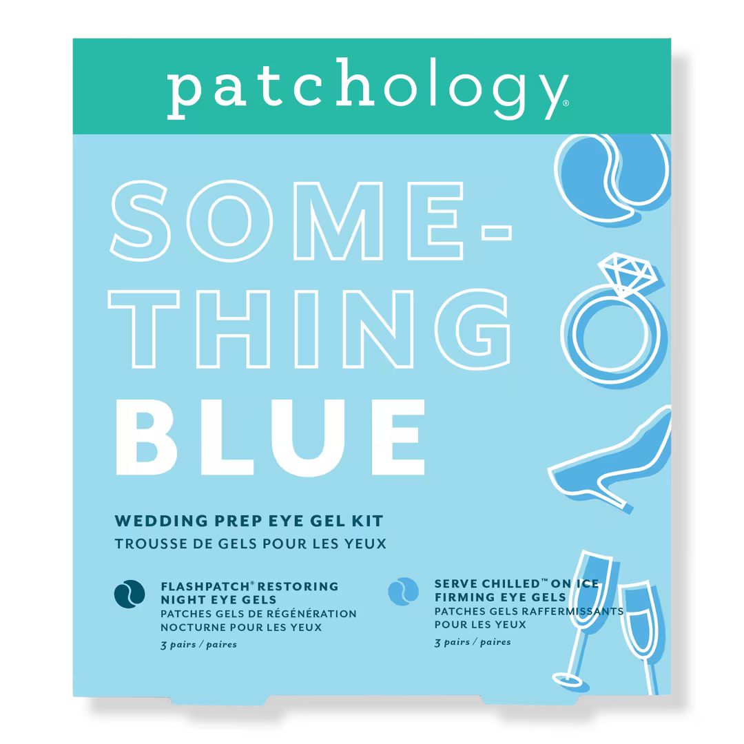 Something Blue Bridal Eye Patch Set