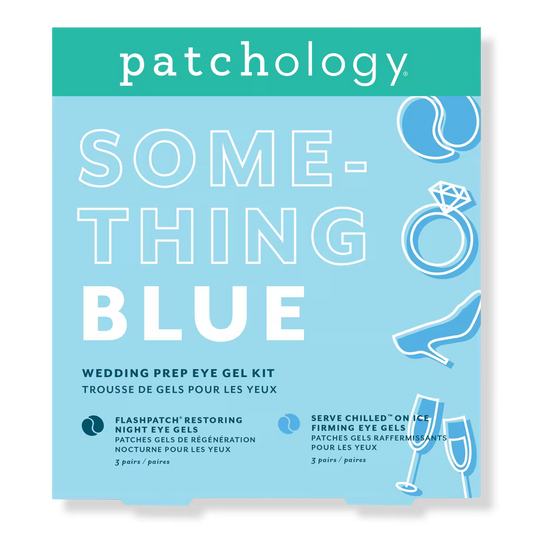 Something Blue Bridal Eye Patch Set