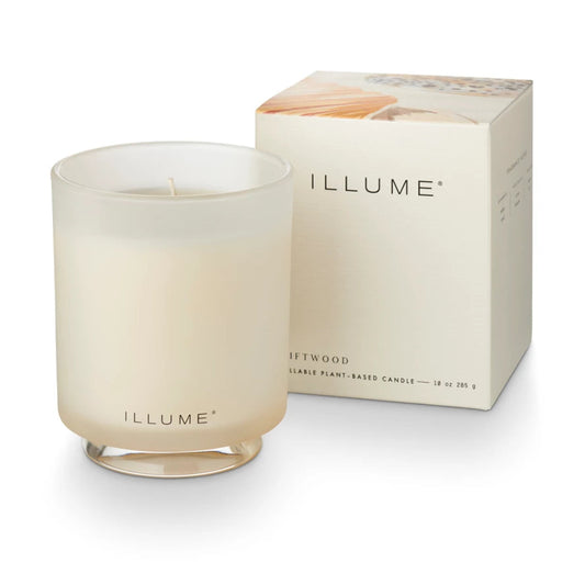 Illume Refillable Glass Candle - Driftwood