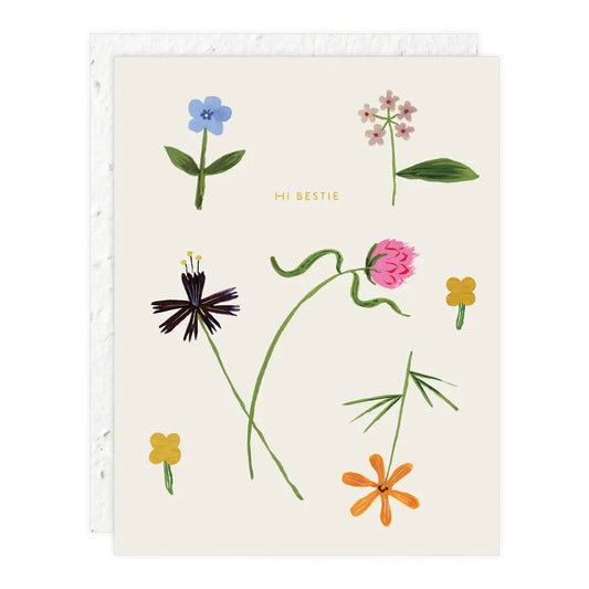 Quirky Petals Friendship Card