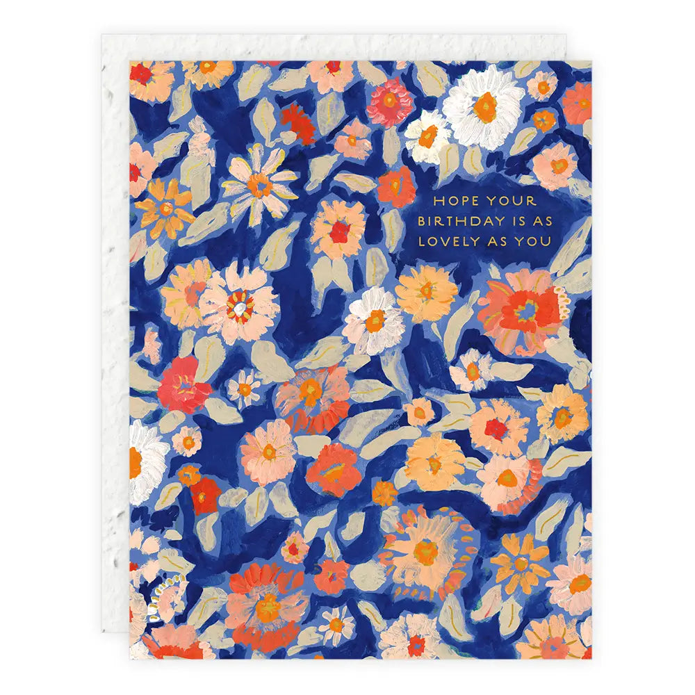 Wildflower Birthday Card