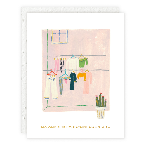 Laundry Day Love & Friendship Card