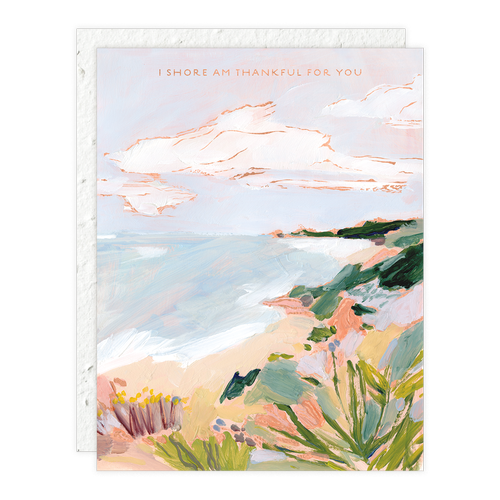Shore Am Thankful Thank You Card