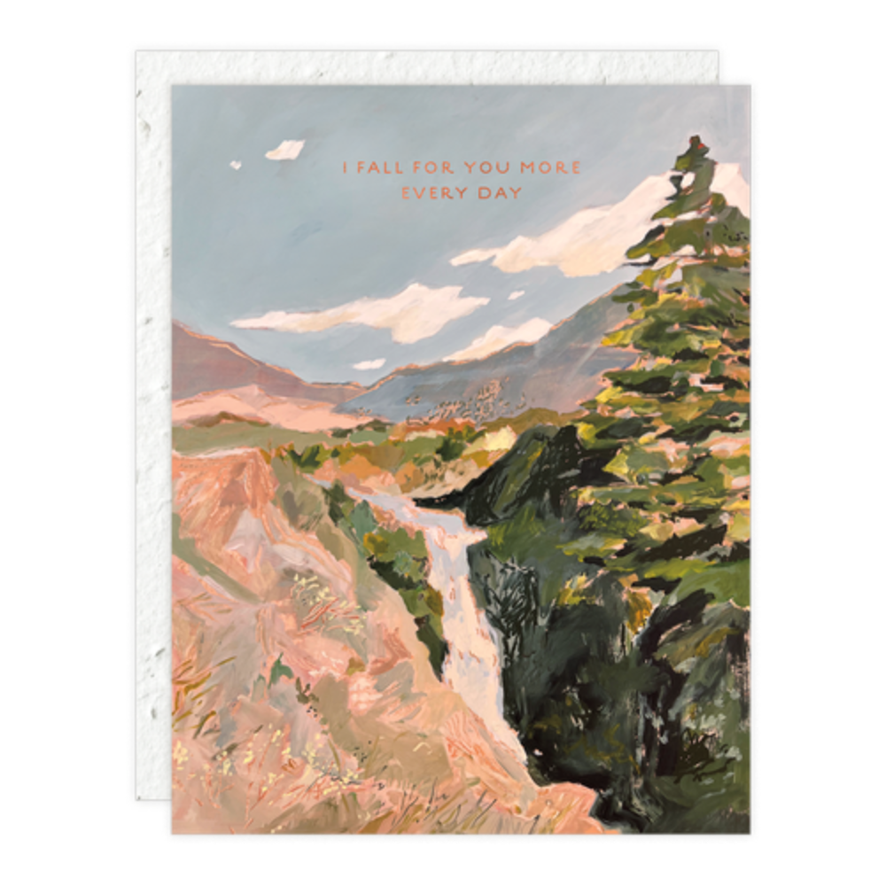 Waterfall Love & Friendship Card