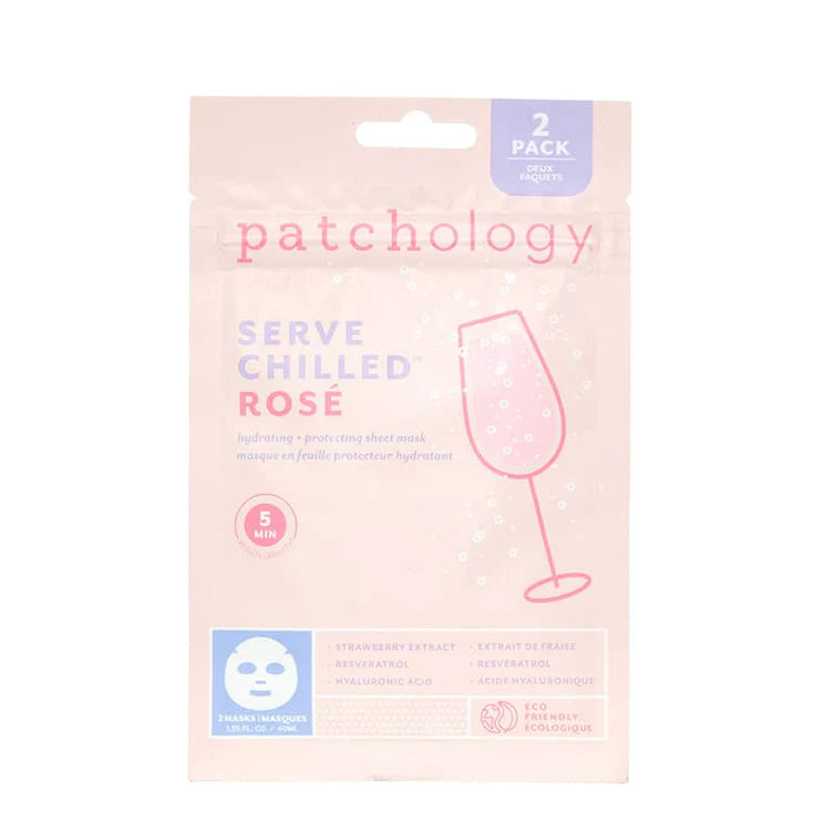 Serve Chilled Rosé Hydrating Face Masks