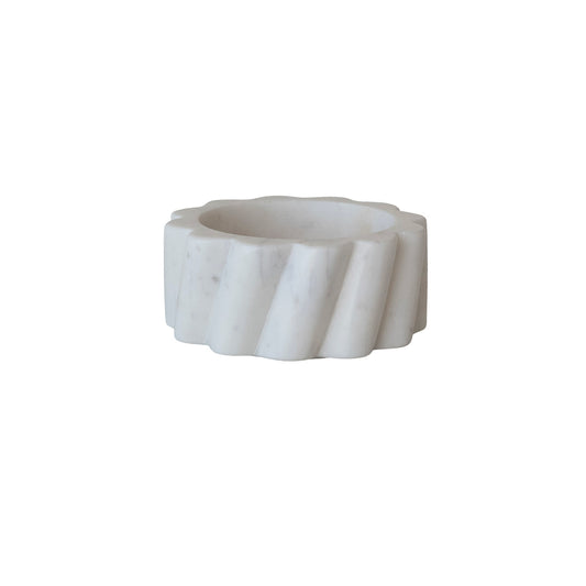 Marble Scallop Bottle Holder