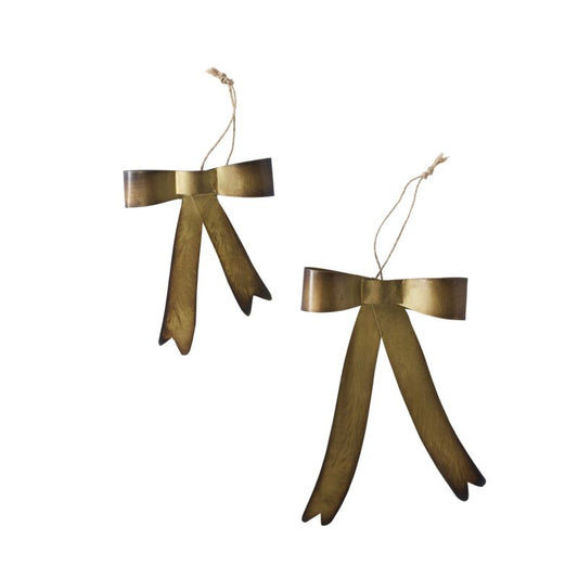 Brass Bow Ornament