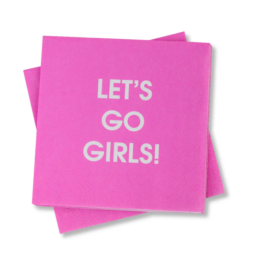 Let's Go Girls Cocktail Napkins