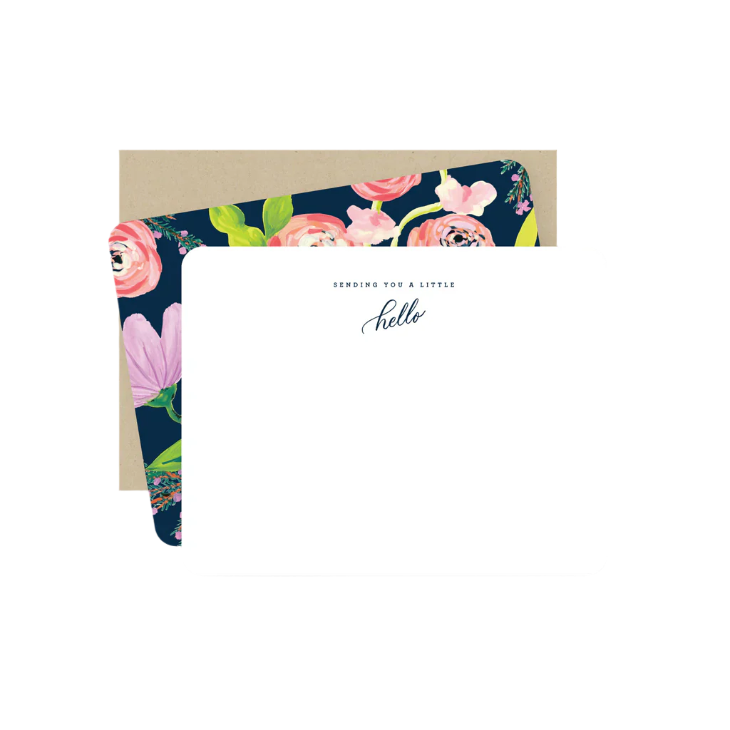 Bright Florals Note Card Set