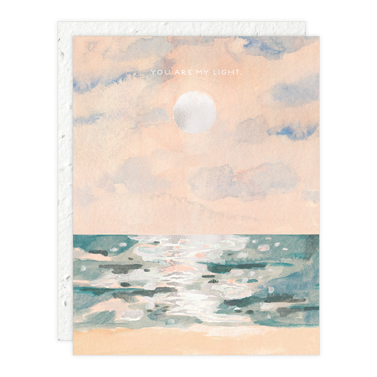 Moonlight Love + Friendship Card
