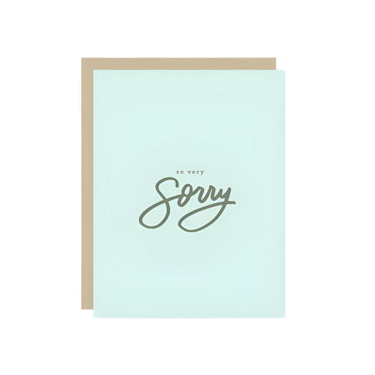 So Very Sorry Sympathy/Apology Card