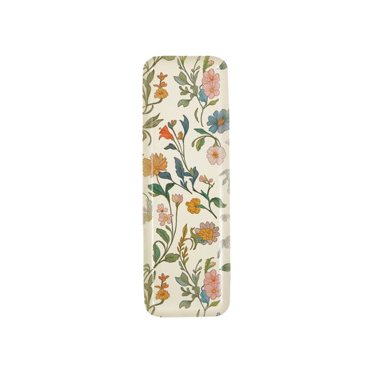 Floral Metal Tray