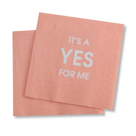 It's A Yes Cocktail Napkins